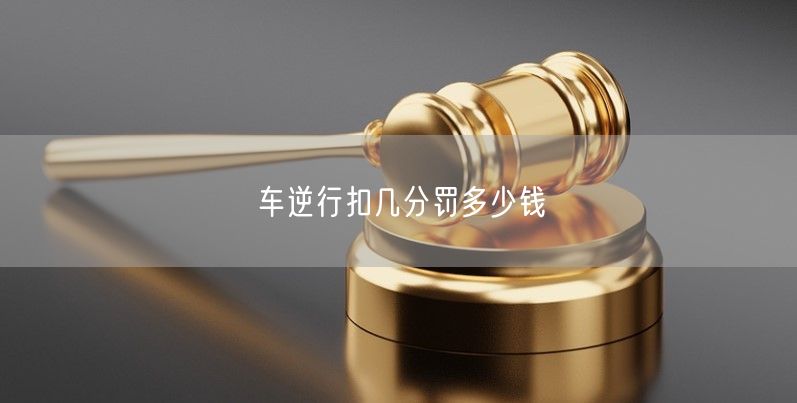 车逆行扣几分罚多少钱