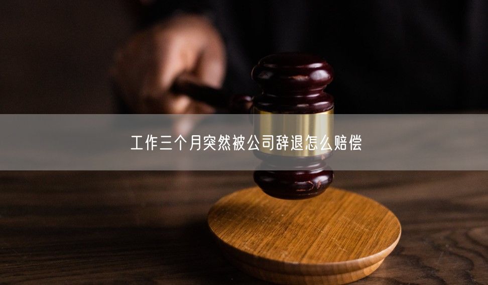 工作三个月突然被公司辞退怎么赔偿