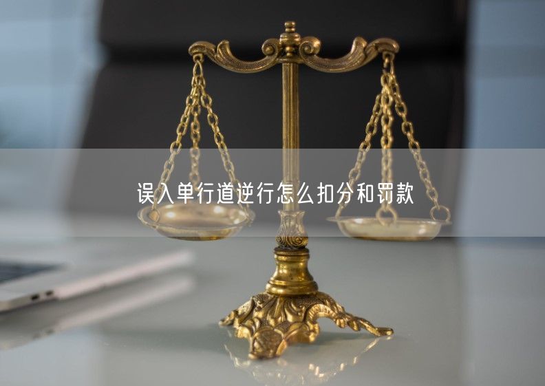 误入单行道逆行怎么扣分和罚款