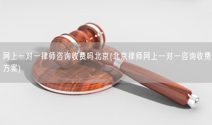 网上一对一律师咨询收费吗北京(北京律师网上一对一咨询收费方案)